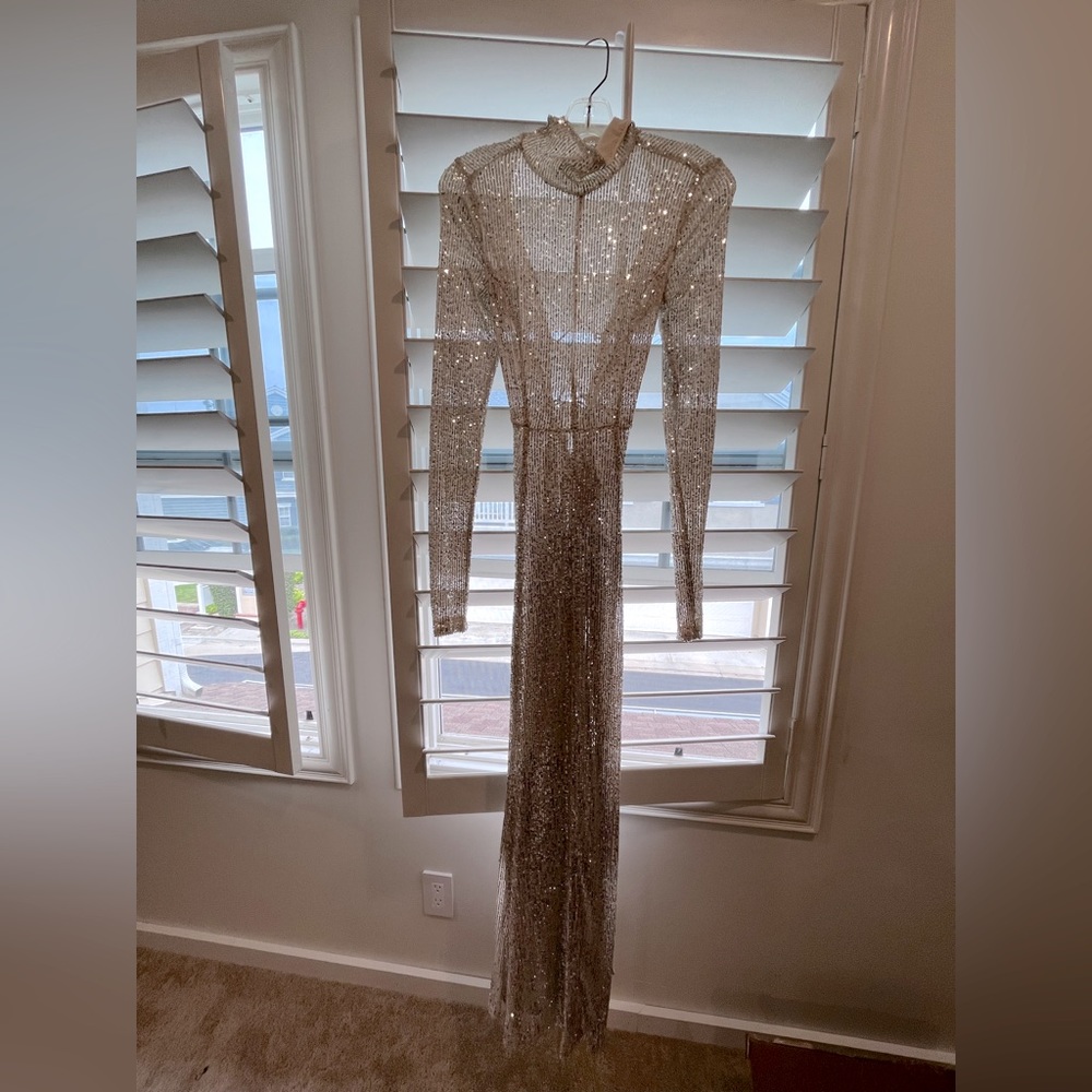 Long sparkly dress